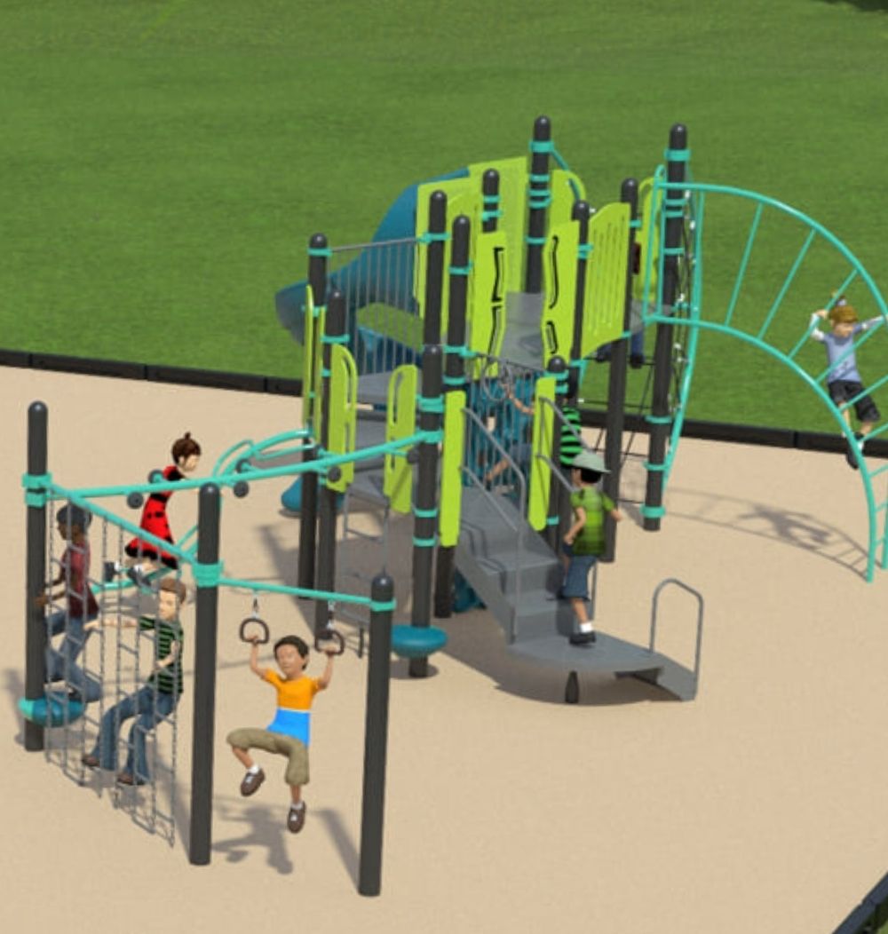 A mockup graphic of the park to be constructed by Manor Neighborhood Association with the help of a grant from the Dedham Savings Community Foundation.