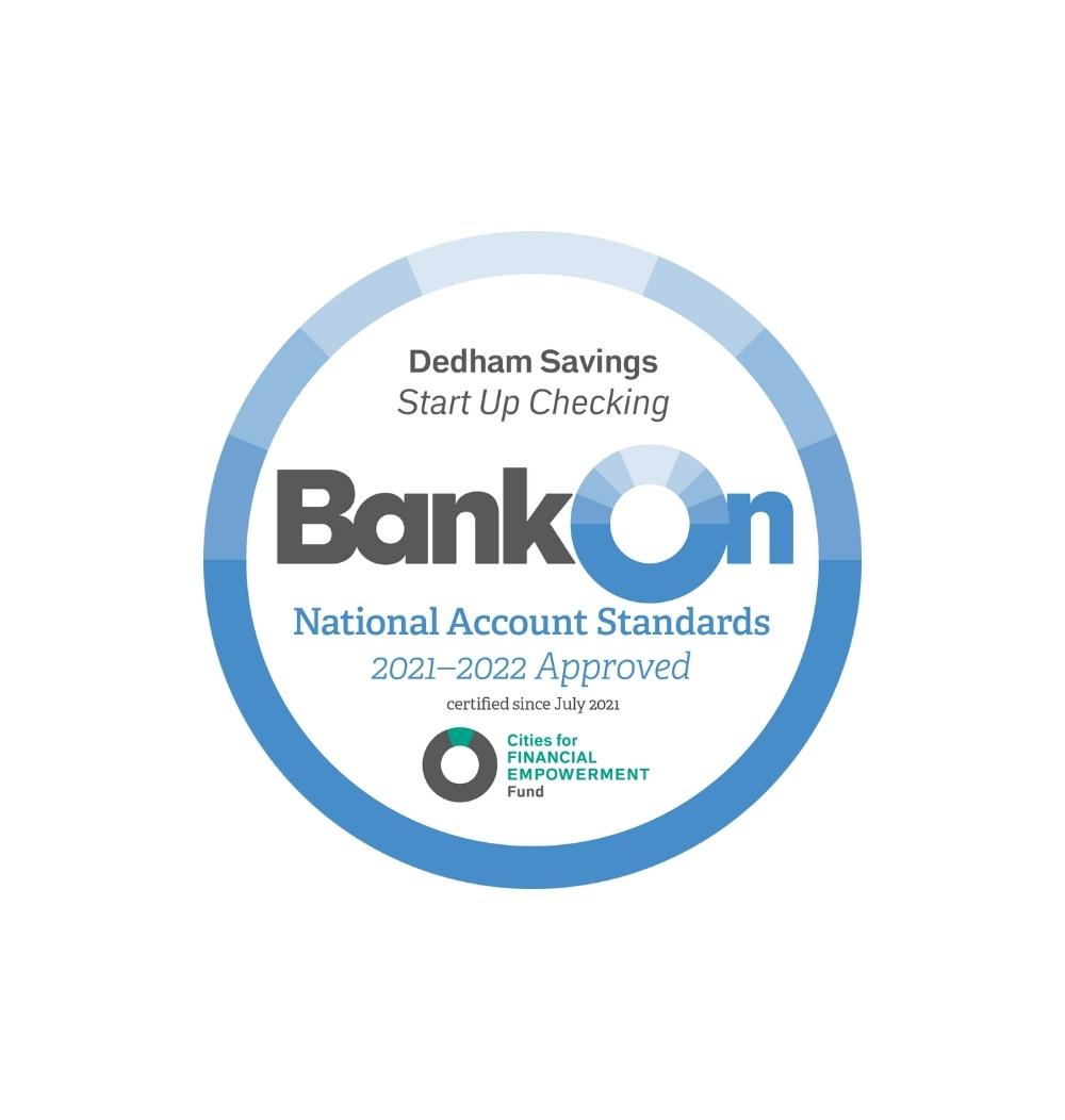 Dedham Savings Start Up Checking Receives National Certification by
