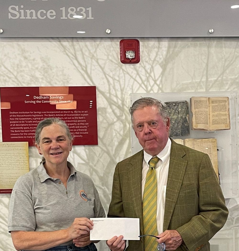 Check presentation to Boston Building Resources
